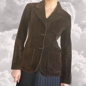 True Vintage West German Brown Fitted Womens Blazer
